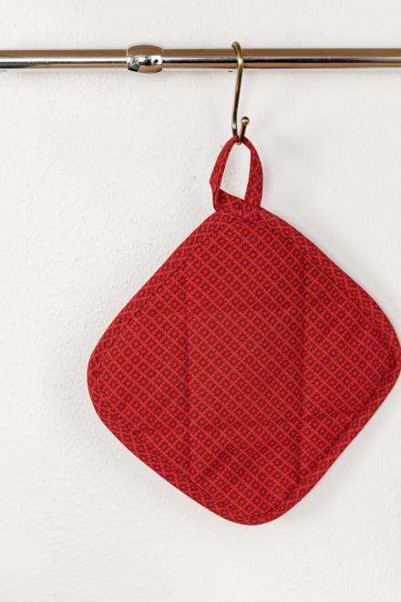 Прихватка Merry Merry Christmas червона