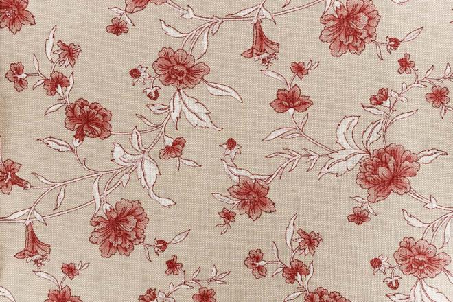 Набір серветок Квіти бордо