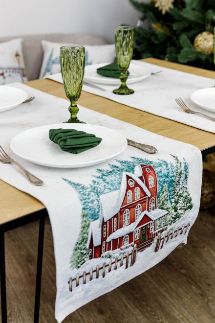 Гобеленова доріжка з велюром  Святковий дім