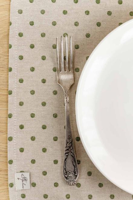 Набір серветок Горох зелений