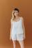 Білий Майка з мусліну на бретелях біла