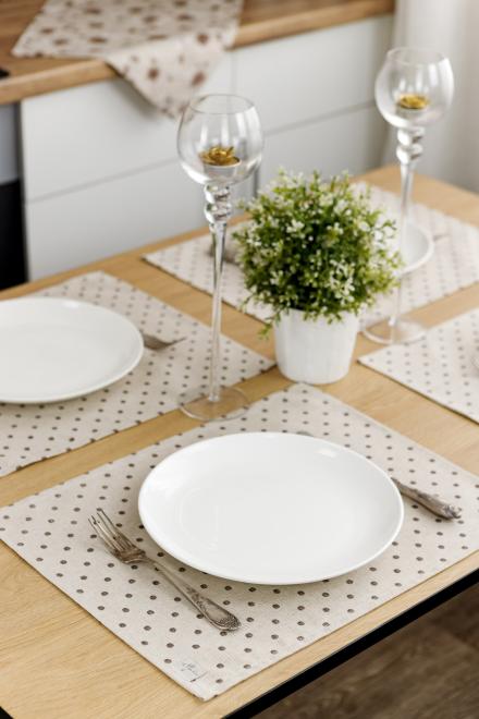 Набір серветок Горох зелений