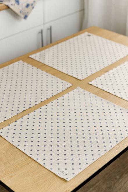 Набір серветок Горох коричневий