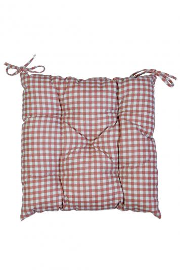 Подушка для стільця "Джульета"  Клітинка
