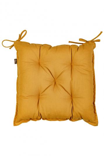Подушка на стілець Охра
