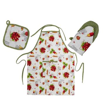 Набір фартух,рукавичка та прихватка Radish