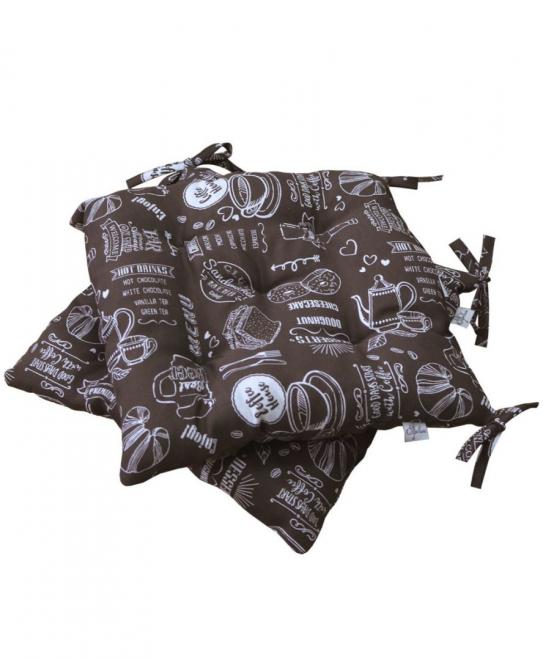 Подушка на стул Breakfast Brown
