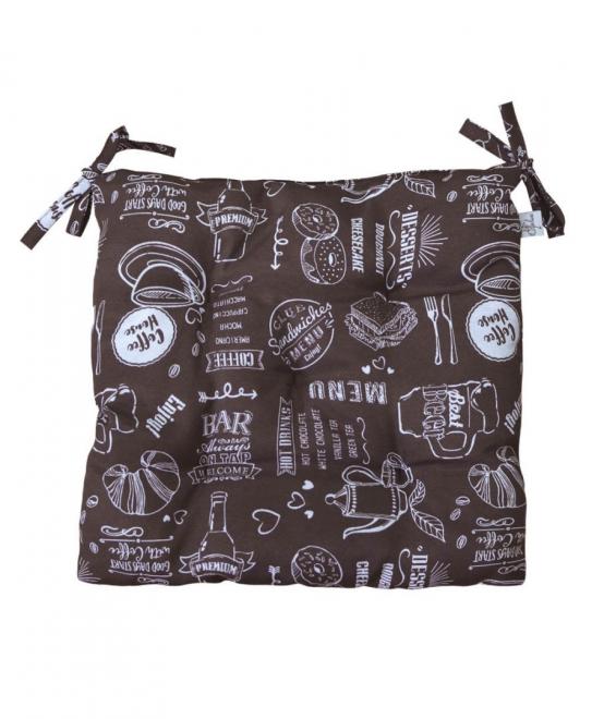 Подушка на стул Breakfast Brown