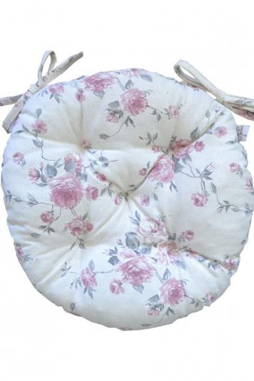 Подушка кругла на стілець Bella Троянди