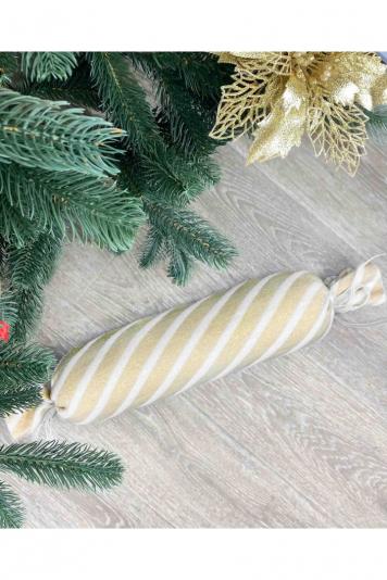 Подушка цукерка новорiчна Золота