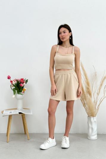 Шорты Joy Бежевые