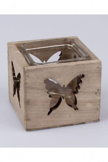 Підсвічник метелики дерево