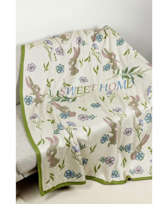 Плед в'язаний Sweet Home