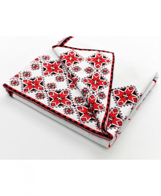 Плед в'язаний Вишиванка