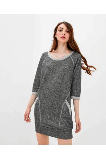 Сукня з рукавами Графіт Сукня з рукавами Графіт