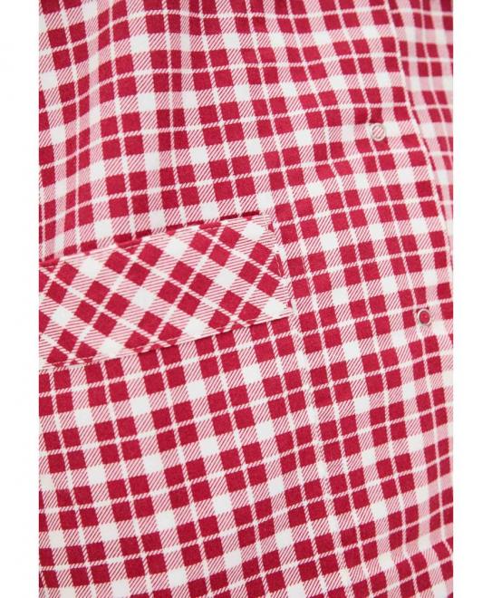 Піжама жіноча фланелева Червона клітинка