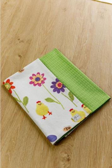 Набір вафельних рушників Писанка веселка