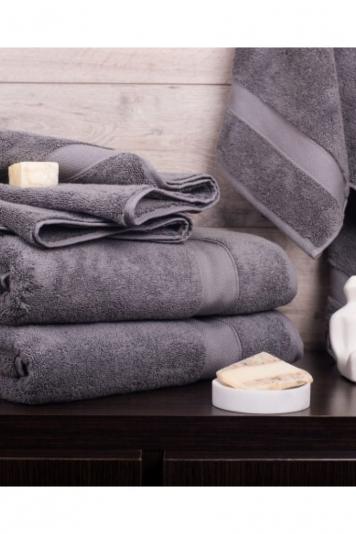Махровое полотенце Soft серое Махровое полотенце Soft серое