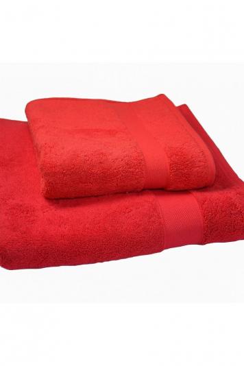 Махровий рушник Soft червоний Махровий рушник Soft червоний