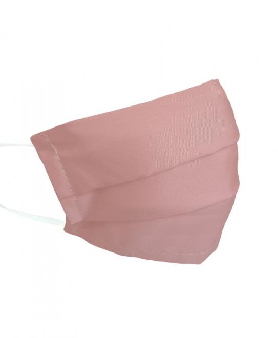 Маска - пов'язка багаторазова на гумці Пудра- 2од.