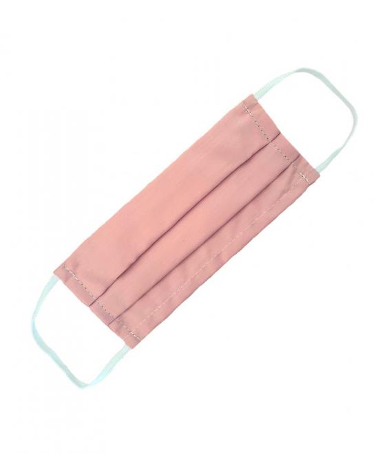 Маска - пов'язка багаторазова на гумці Пудра- 2од.