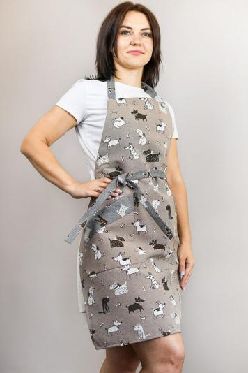 Кухонний фартух Собачки