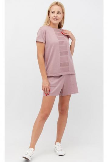 Костюм футболка та шорти Set-breeze какао