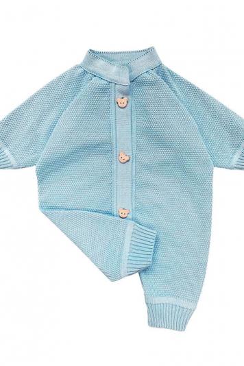 Комбiнезон (чоловiчок) для немовлят Блакитний Комбiнезон (чоловiчок) для немовлят Блакитний