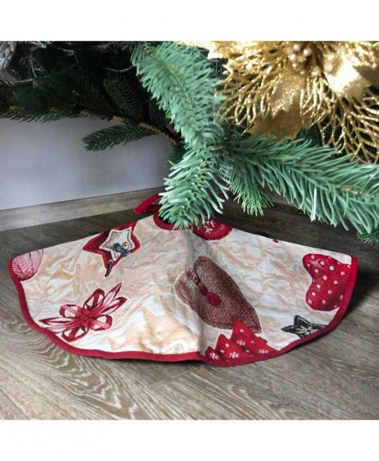 Килимок пiд ялинку D-70 Прянощi
