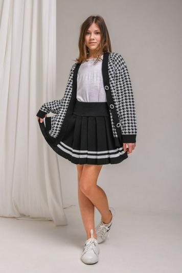 Кардиган Лапки Чорний