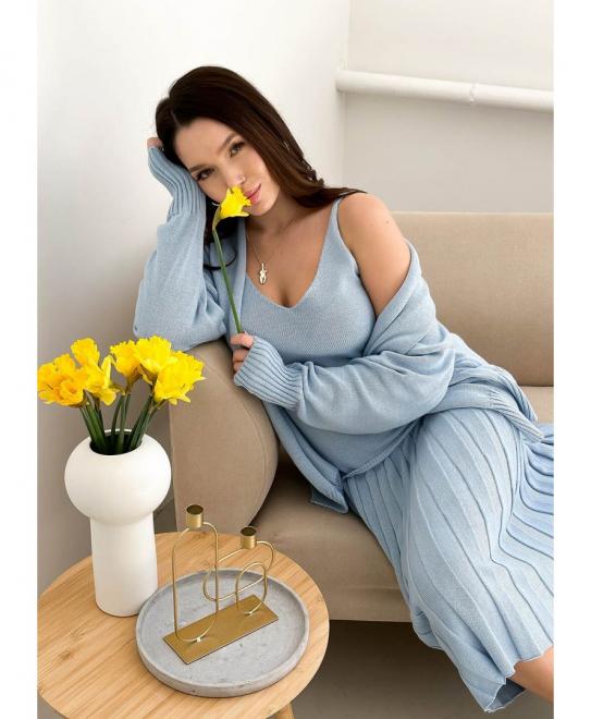 Кардиган женский Joy небесный