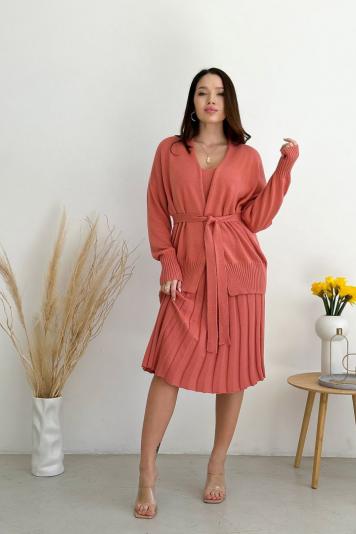 Кардиган женский Joy кораловый Кардиган женский Joy кораловый