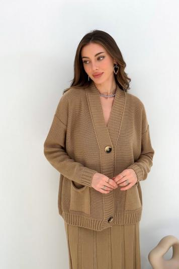 Кардиган жіночий Casual Капучіно
