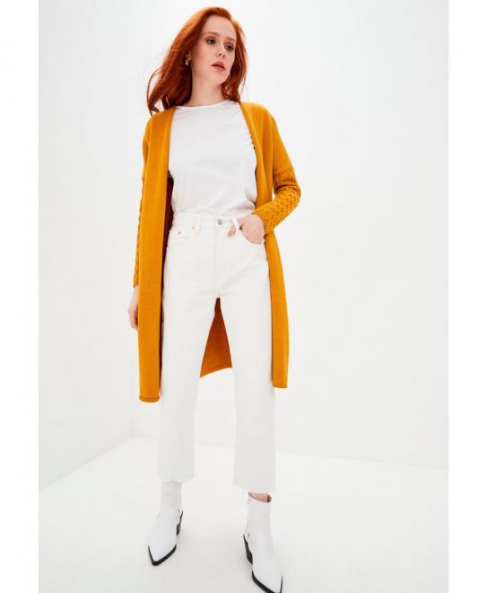 Кардиган в'язаний Марго шафран