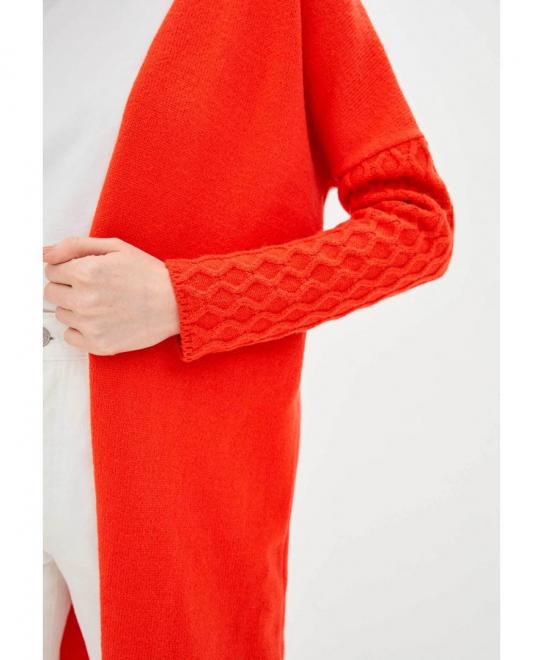 Кардиган в'язаний Марго кораловий