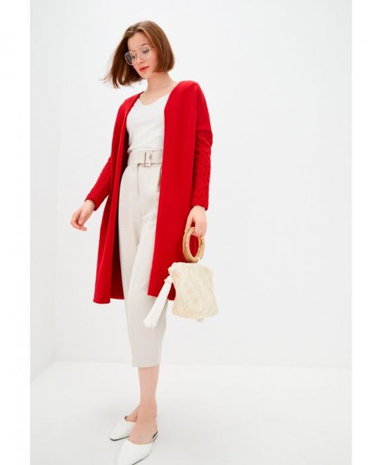 Кардиган в'язаний Марго гранат