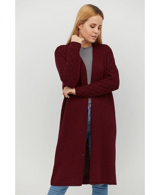 Кардиган в'язаний Марго бордо