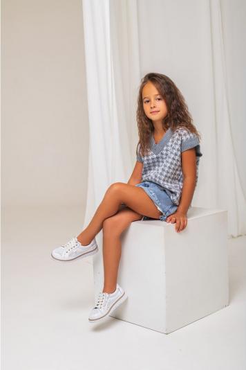 Жилетка Лапки Сіра