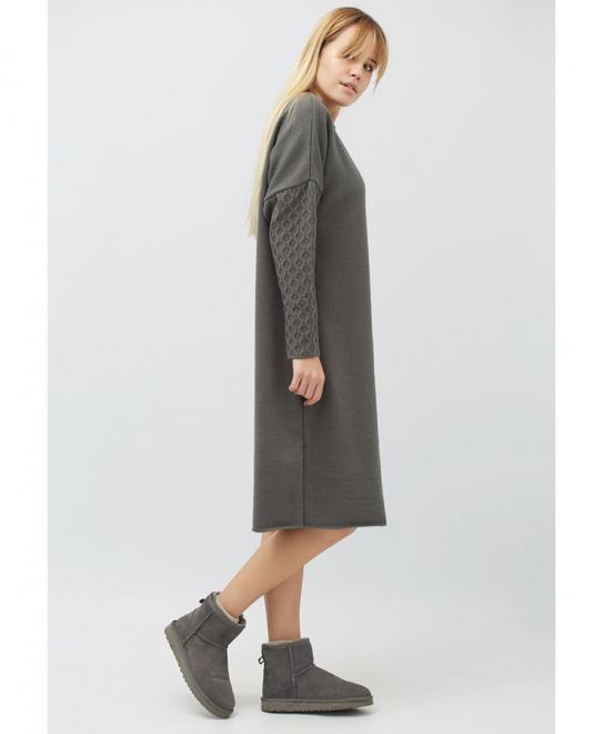 Жіноча сукня в'язана Марго графіт