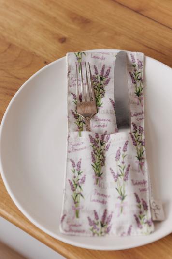 Чохол для  столових приборів Суцвіття лаванди