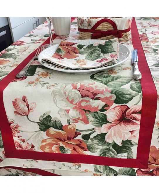 Доріжка на стіл Глорiя Троянда