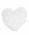 Диванная подушка сердце White rose с кружевом Диванная подушка сердце White rose с кружевом