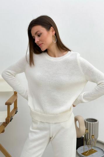 Джемпер молочний Jolie