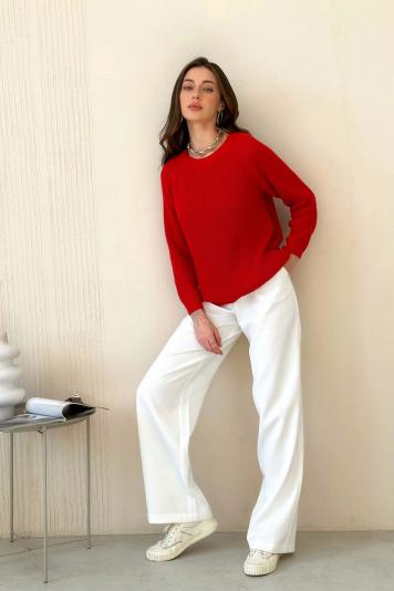 Джемпер морквяно-червоний Cotton Джемпер морквяно-червоний Cotton