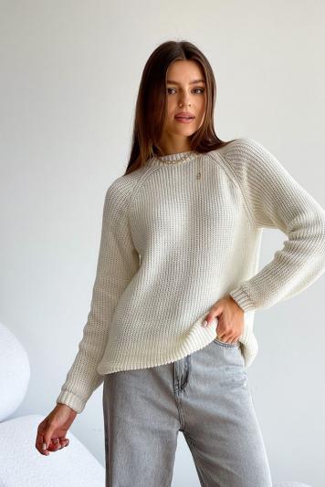 Джемпер кремовий Cotton