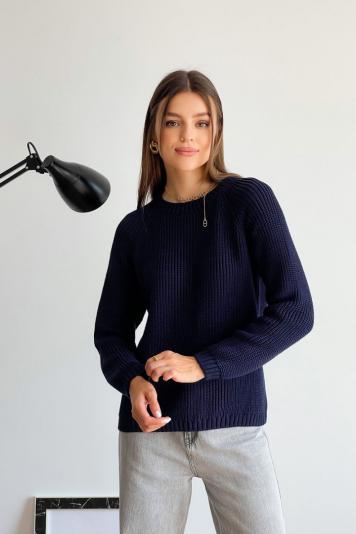 Джемпер індіго Cotton