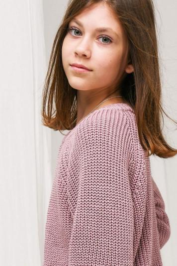 Джемпер для дівчинки Mari трояндовий