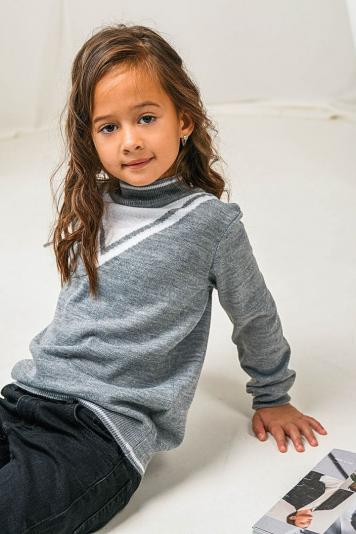 Джемпер для дівчинки Морячка сірий