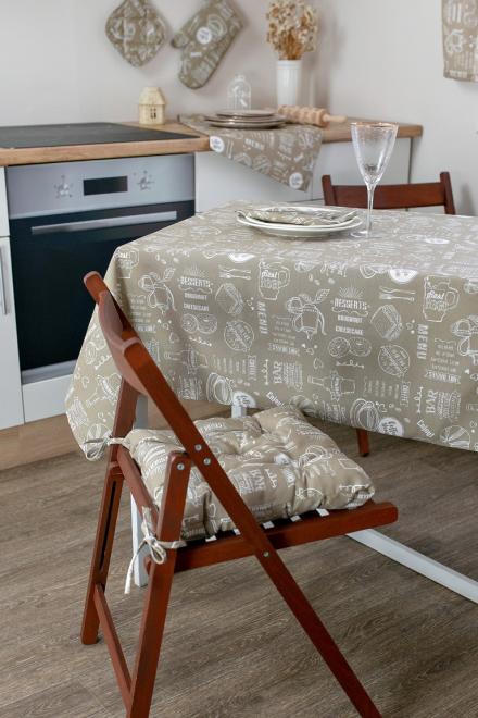 Подушка на стул Breakfast Beige