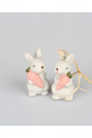 Декоративний виріб кролики 2 шт Декоративний виріб кролики 2 шт